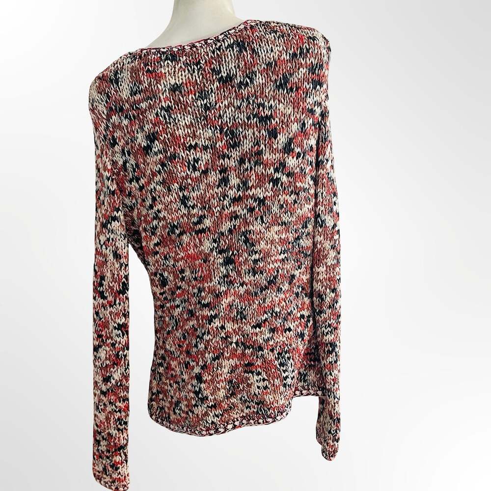 Dunollie Looms Multi-Color Knit Button Cardigan - Picture 4 of 9